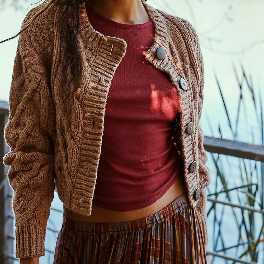 NWT Free People Bonfire Cardi!